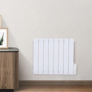57.5 H Oil Filled Electric Radiator Heater with LCD Thermostat 900W to 2000W Space Heaters