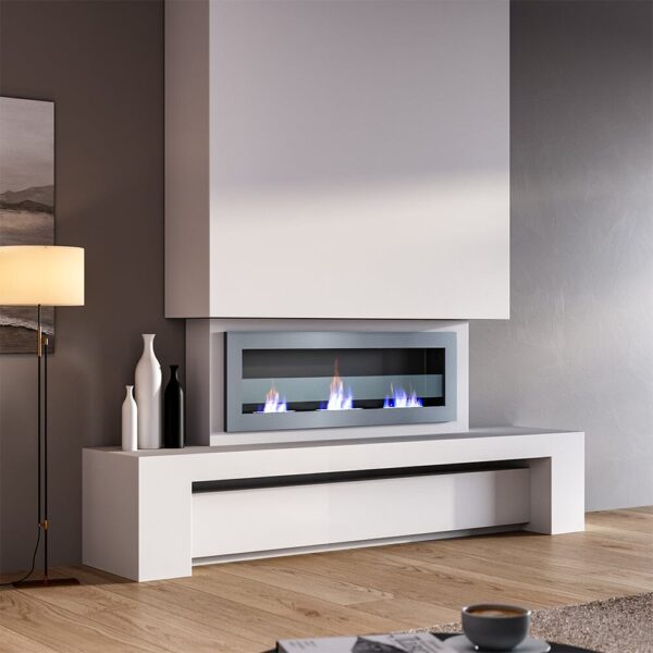 Smallbee Stainless Steel Wall Mount Bioethanol Fireplace Insert